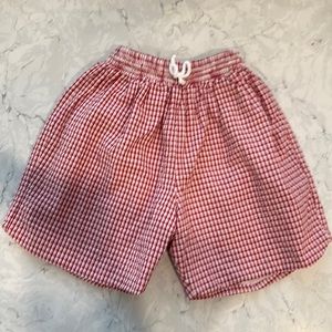 Strasburg red checkered shorts - Size 5